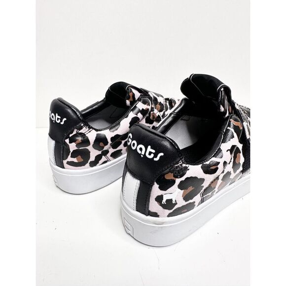 GOATS‎ Sneakers Womens Size 6.5 Cheetah Print Pink Black Platform Shoes - Picture 8 of 12